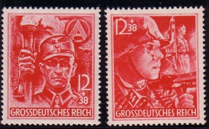 Duitse Rijk 909-910 Postfris, Postzegels en Munten, Ophalen of Verzenden, Duitse Keizerrijk, Postfris