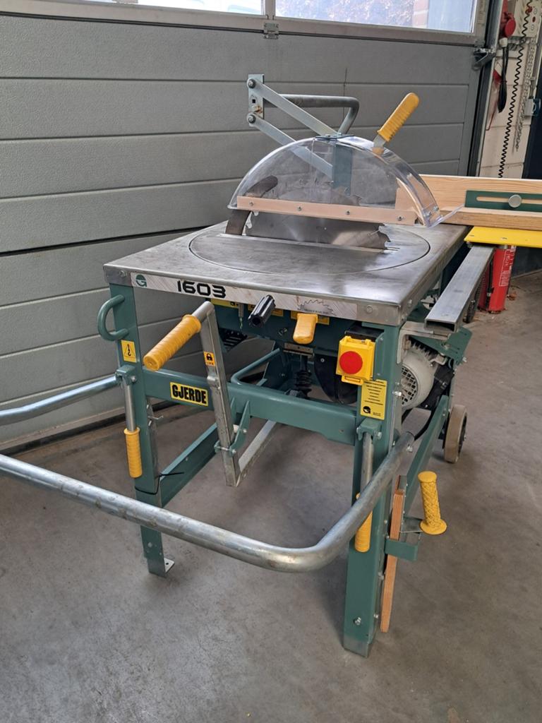 Gjerde 1603 400v bouwzaag zaagmachine, Nieuwstaat  ,, Ophalen