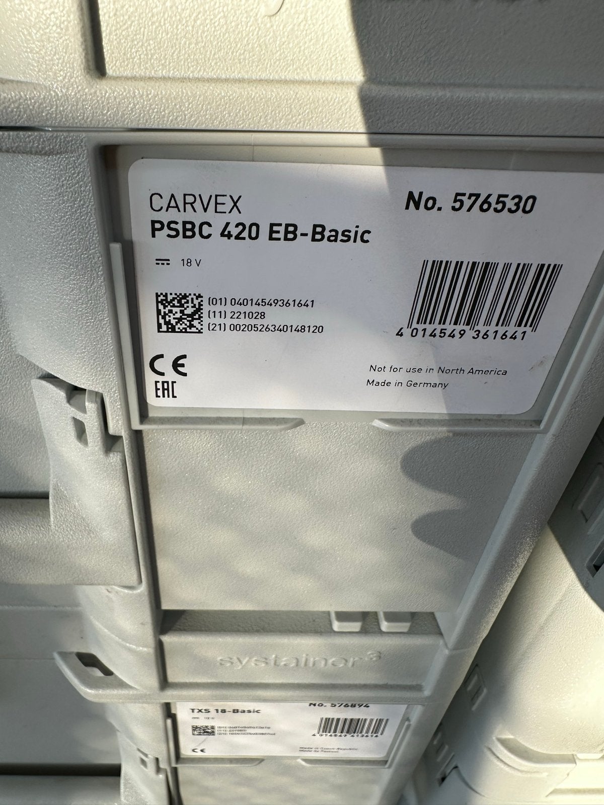 CARVEX PSBC 420 EB-Basic 18V Accu Decoupeerzaag, Ophalen, Gebruikt