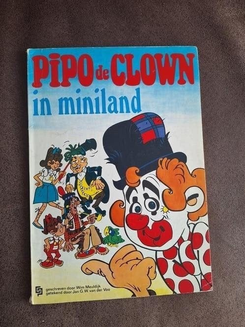 Leuk stripboek van Pipo de Clown in Miniland, Eén stripboek, Ophalen of Verzenden, Gelezen