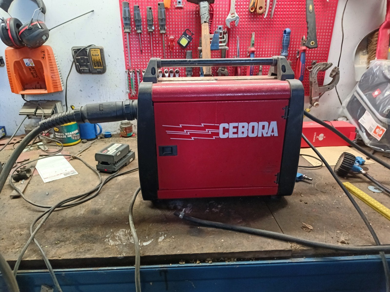 Cebora Monostar MIG/MAG Lasapparaat 230V, Ophalen, Gebruikt, 150 tot 250 ampère, Co2