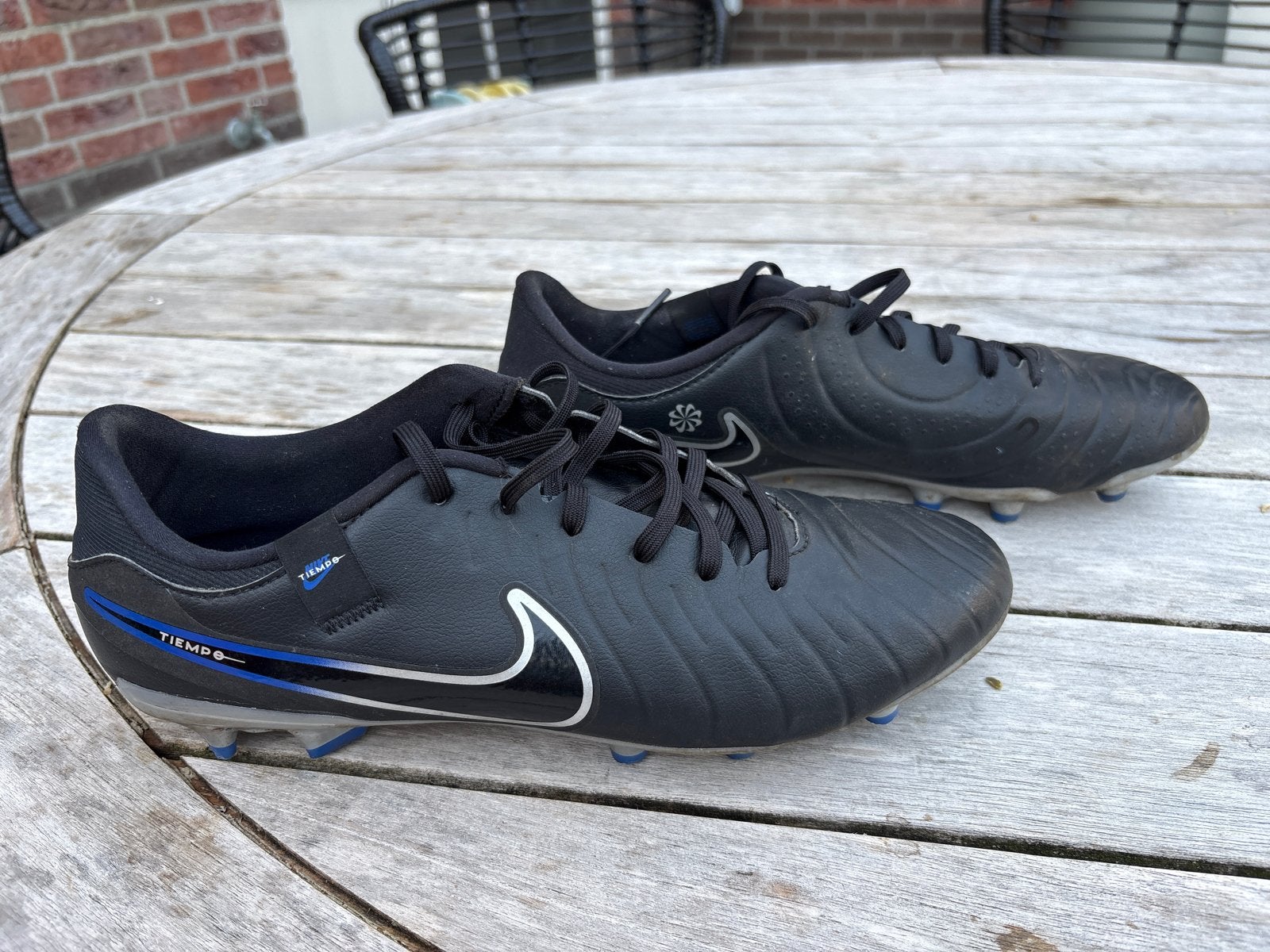 Nike Tiempo voetbalschoenen - Maat 44, Maat XS of kleiner, Ophalen, Gebruikt, Schoenen