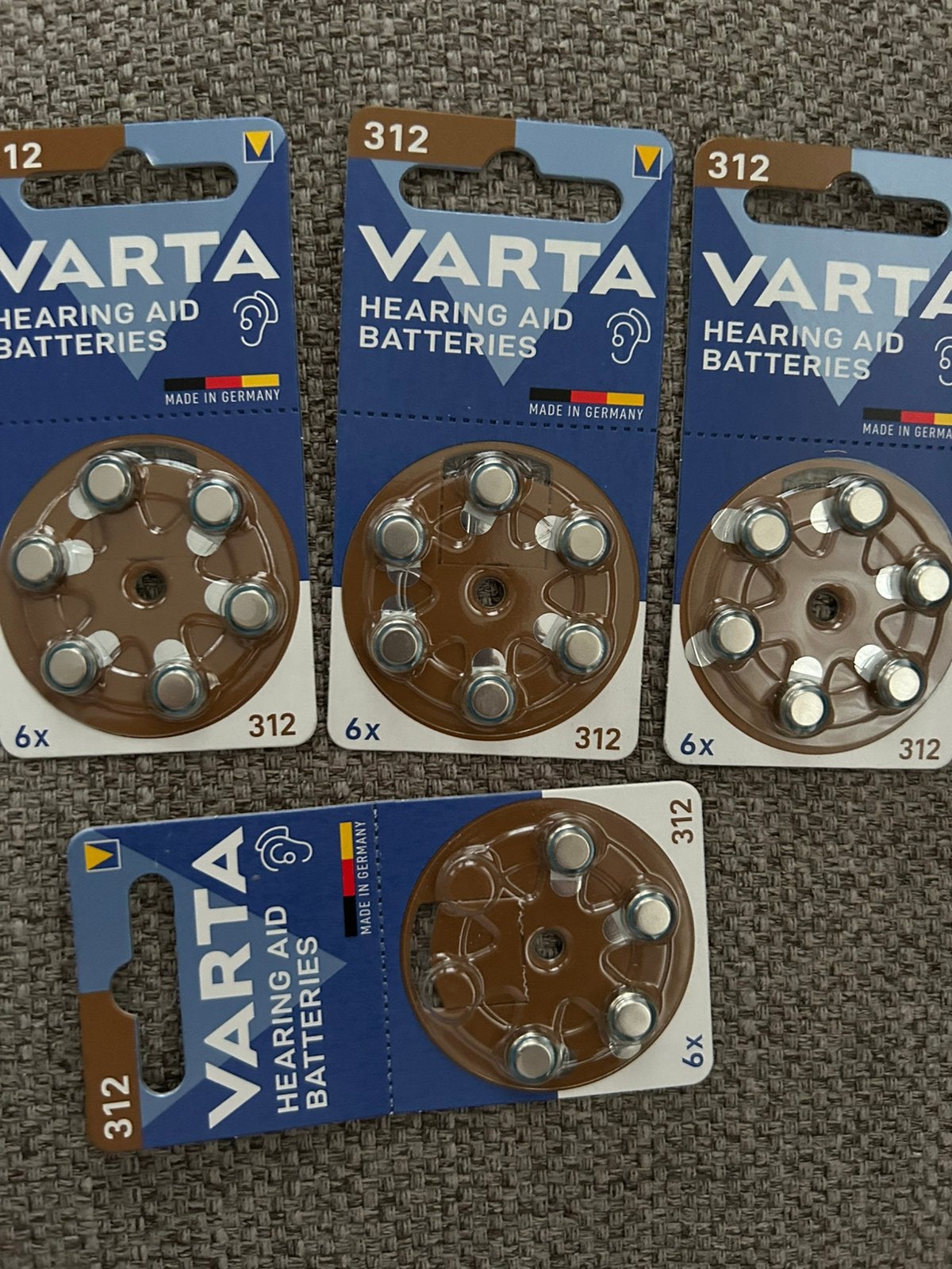 Varta 312 gehoorapparaat batterijtjes, Ophalen, Zo goed als nieuw