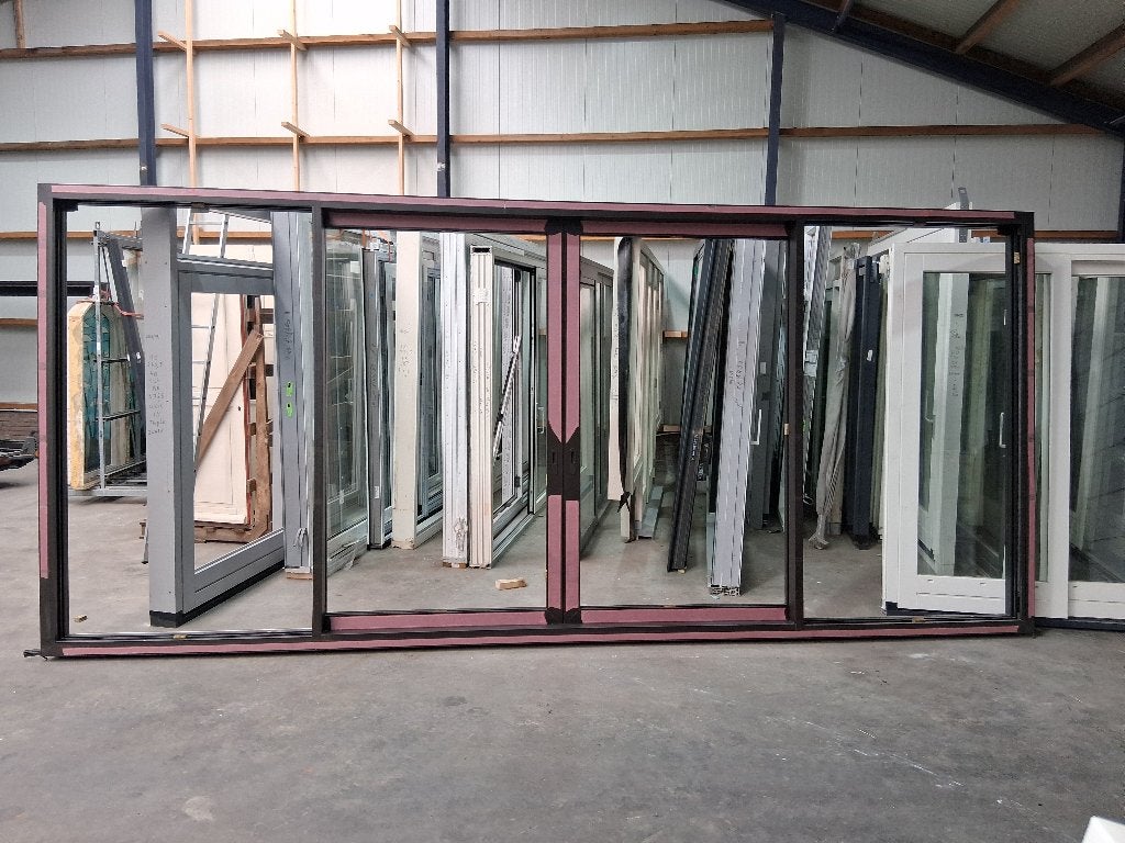 Nieuw XL Aluminium Schuifpui bezorgen factuur mogelijk, 225 cm of meer, Aluminium, Ophalen of Verzenden, Zo goed als nieuw