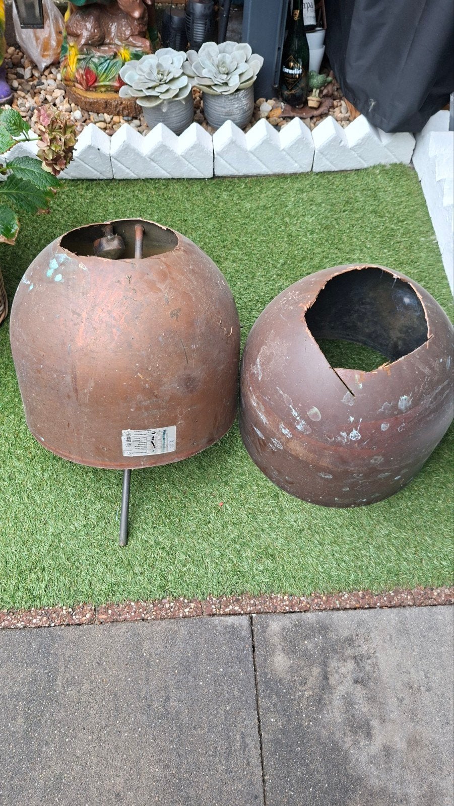 2 Koperen Boilers voor Distilleerketel Project, Antiek en Kunst, Ophalen of Verzenden