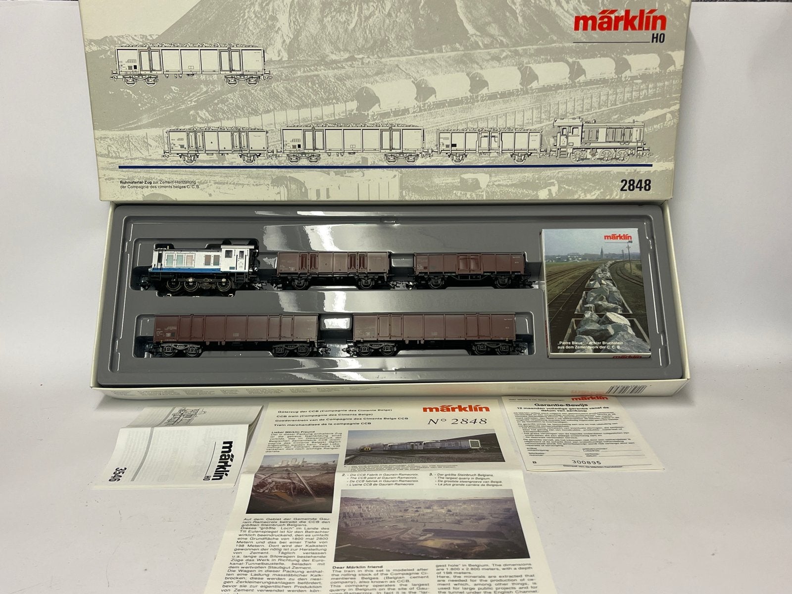 ** NIEUW ** Cementtrein met dieselloc V36 ** van de NMBS **, Hobby en Vrije tijd, Wisselstroom, Treinset, Nieuw, Ophalen of Verzenden