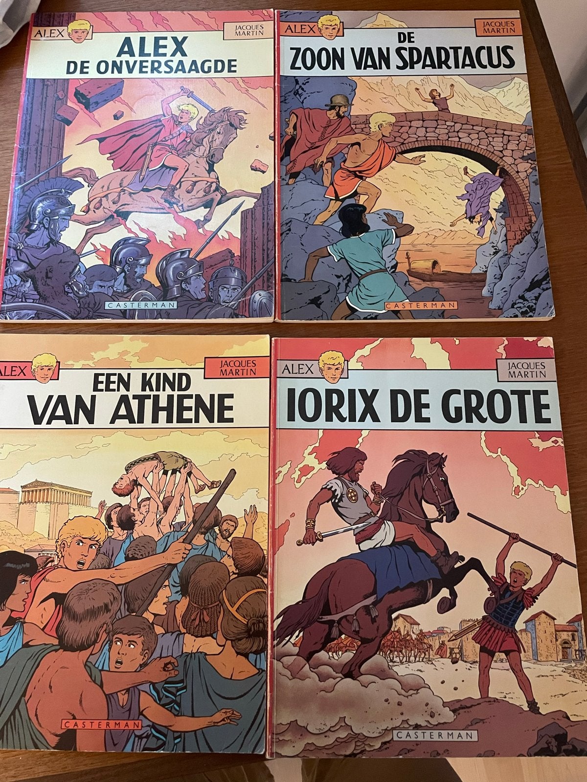 Alex stripboeken - Jacques Martin (4 delen), Meerdere stripboeken, Ophalen, Gelezen