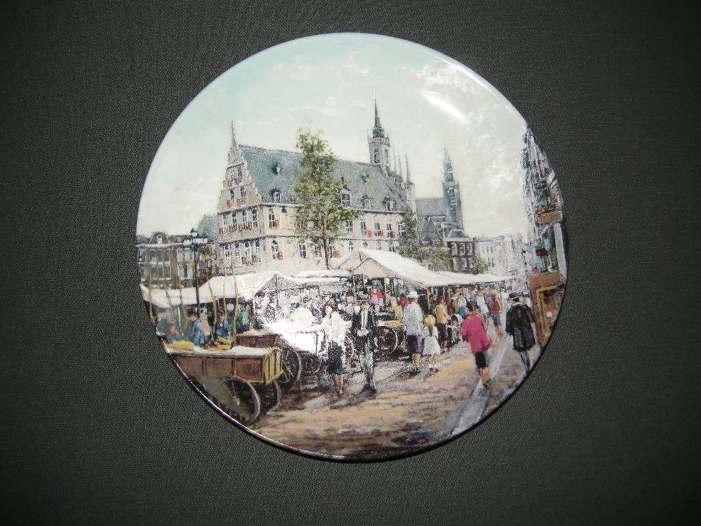 Mosa wandborden De marktpleinen van Holland, Antiek en Kunst, Ophalen of Verzenden