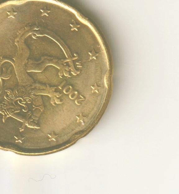 20 cent 2001 finland, Verzenden, Finland, 20 cent