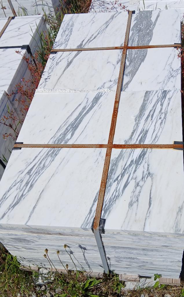 Marmeren tegels Carrara Arabescato, 60 cm of meer, Nieuw, Ophalen of Verzenden, Minder dan 5 m²