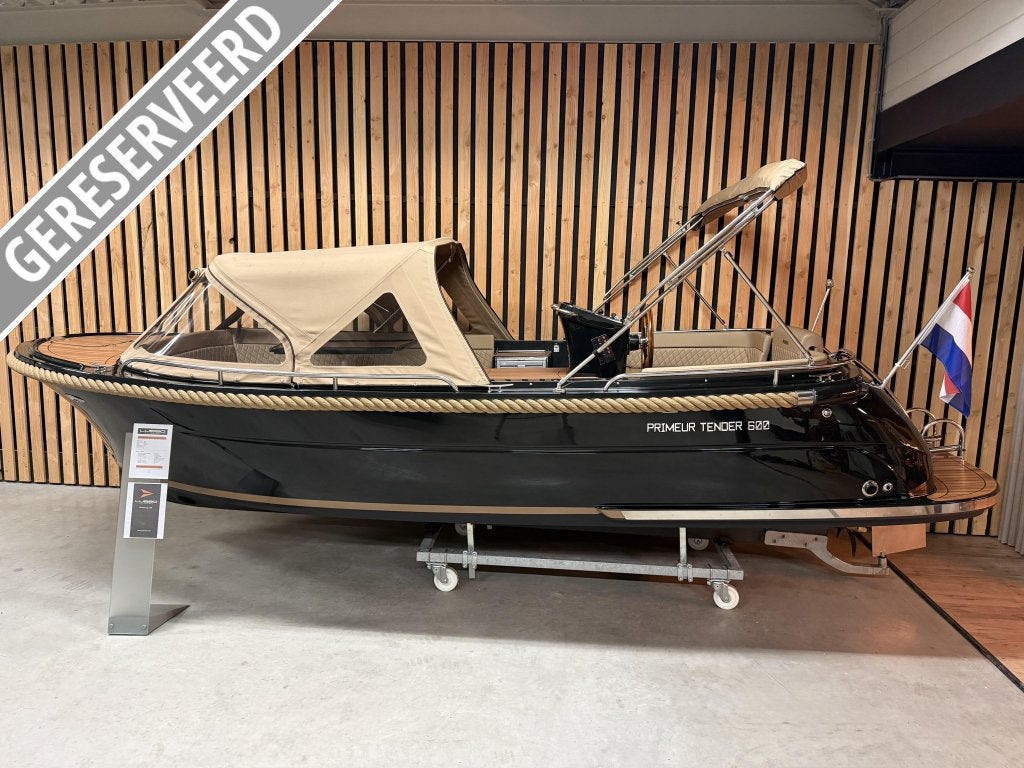 NwStaat! PRIMEUR 600 42PK KOELKST BOEGSCHR BIMINI Bj23 56uur