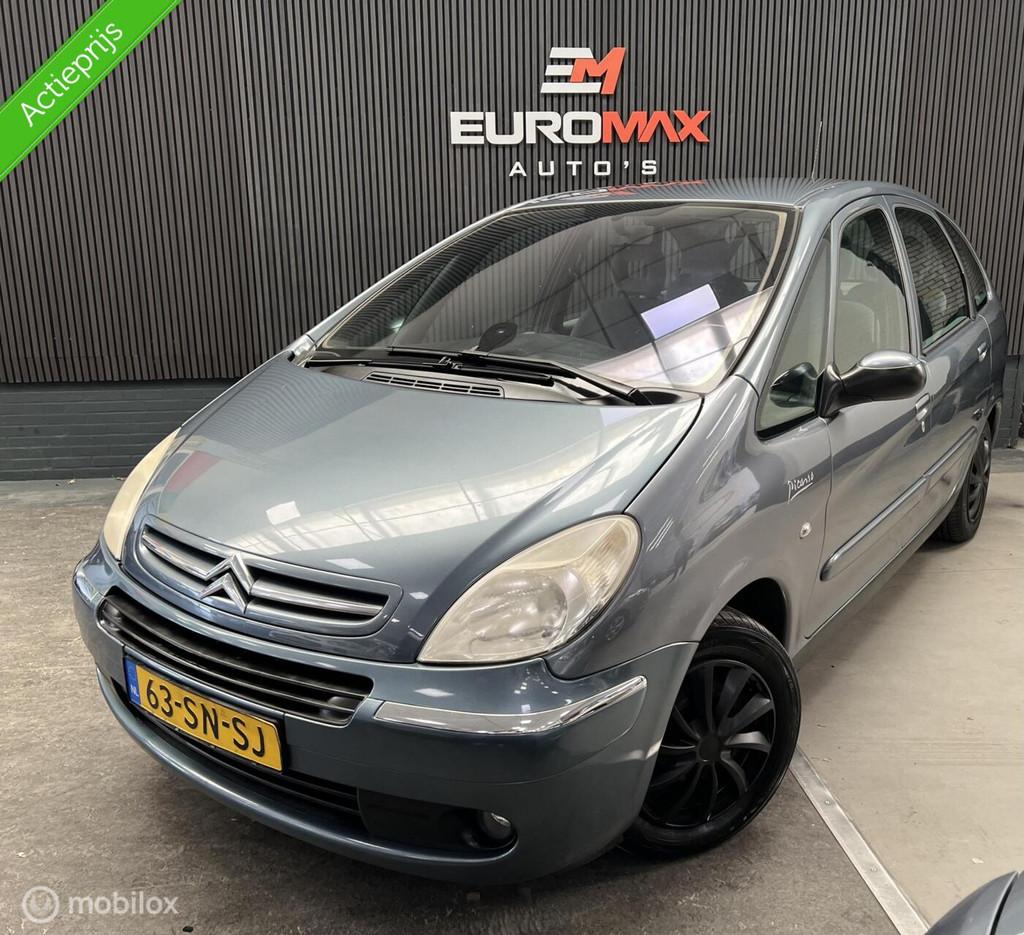Citroen Xsara Picasso 1.6i-16V - NAP- Cruise - Trekhaak, Voorwielaandrijving, Stof, Zwart, 4 cilinders