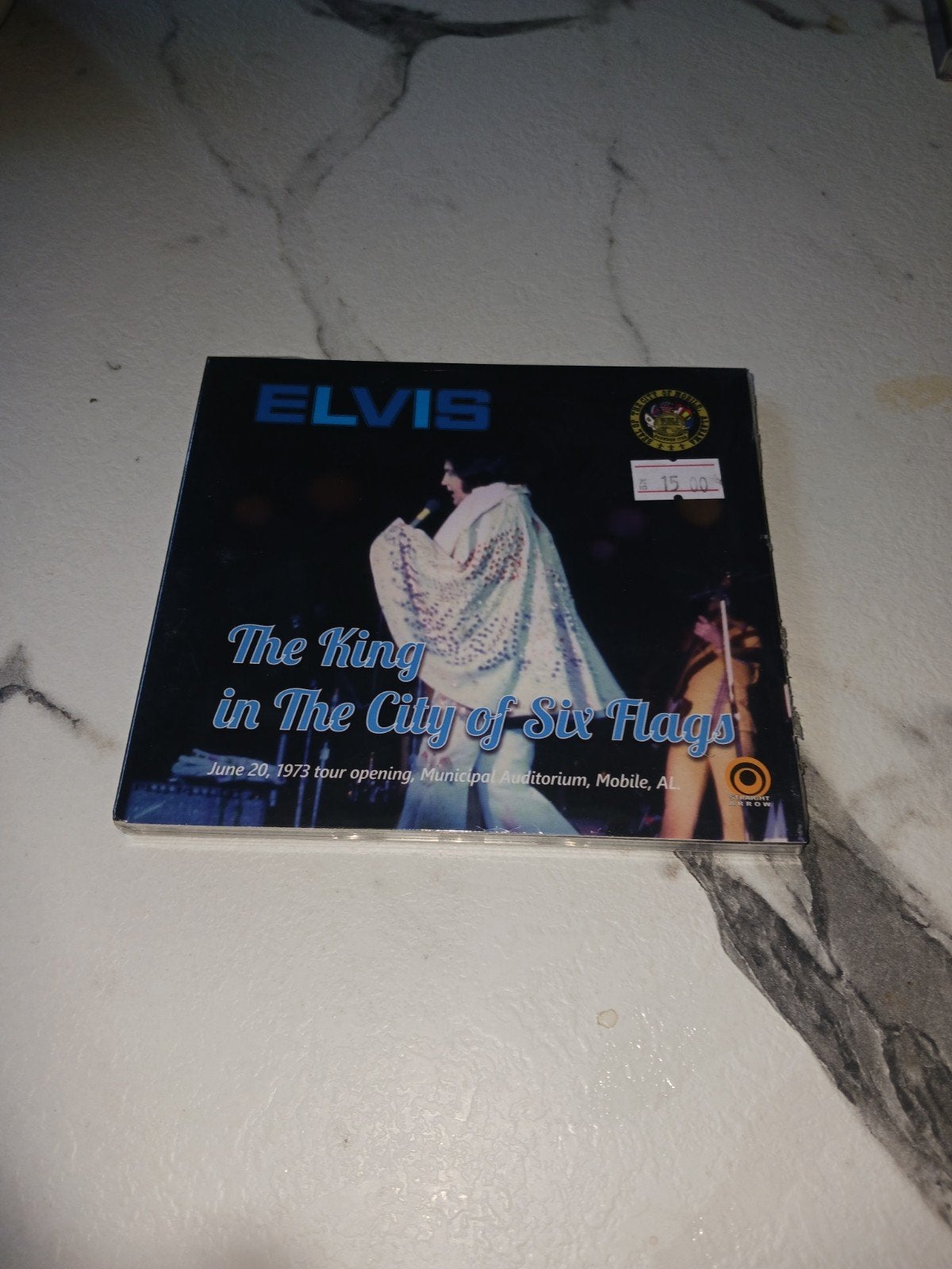 Elvis Presley - The King in The City of Six Flags CD, Ophalen of Verzenden, Gebruikt, Pop, Live-album