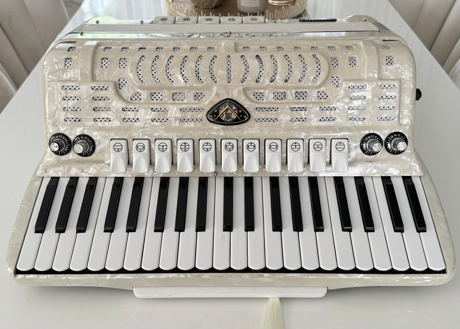 Accordeon Victoria, Ophalen of Verzenden, Zo goed als nieuw, 120-bas, Overige merken