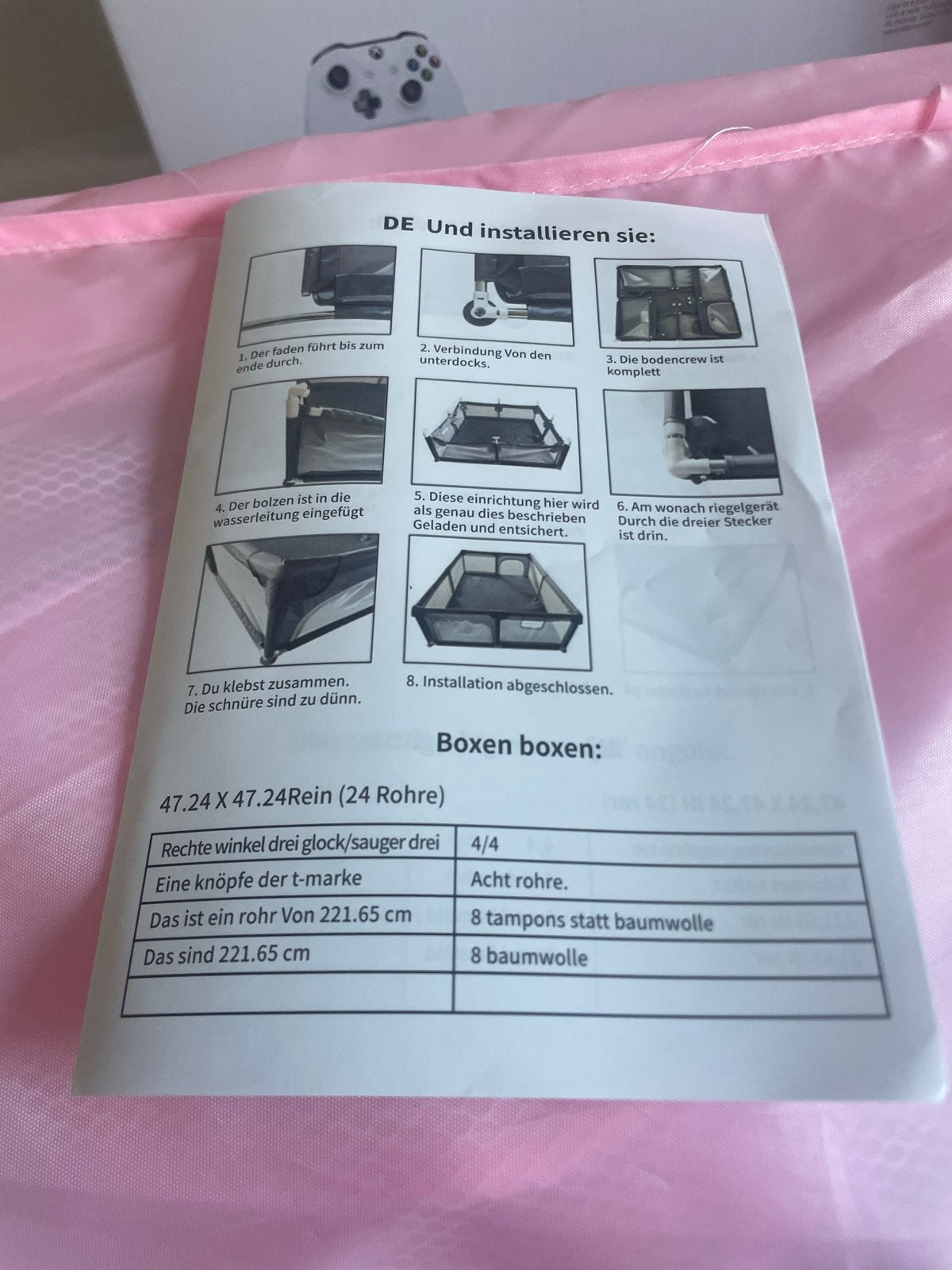 Roze speelbox/ballenbak voor peuters - Nieuw, Kinderen en Baby's, Boxen, Ophalen of Verzenden, Nieuw, Vierkant