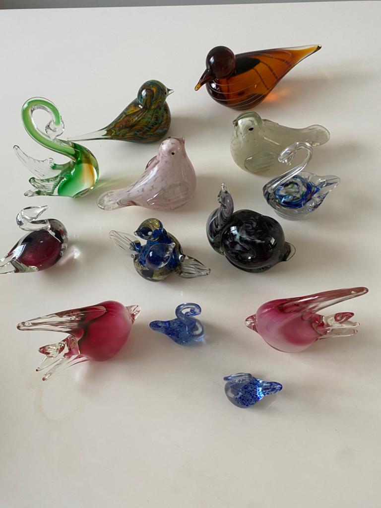 Handgeblazen glas dieren , murano ( zie de foto), Verzamelen, Ophalen of Verzenden, Zo goed als nieuw, Dier