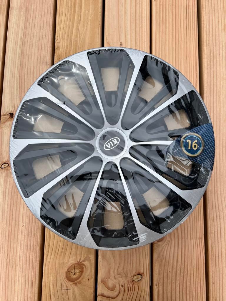 Wieldoppen 16" (4 stuks) voor KIA, Auto diversen, Wieldoppen, Ophalen, Nieuw