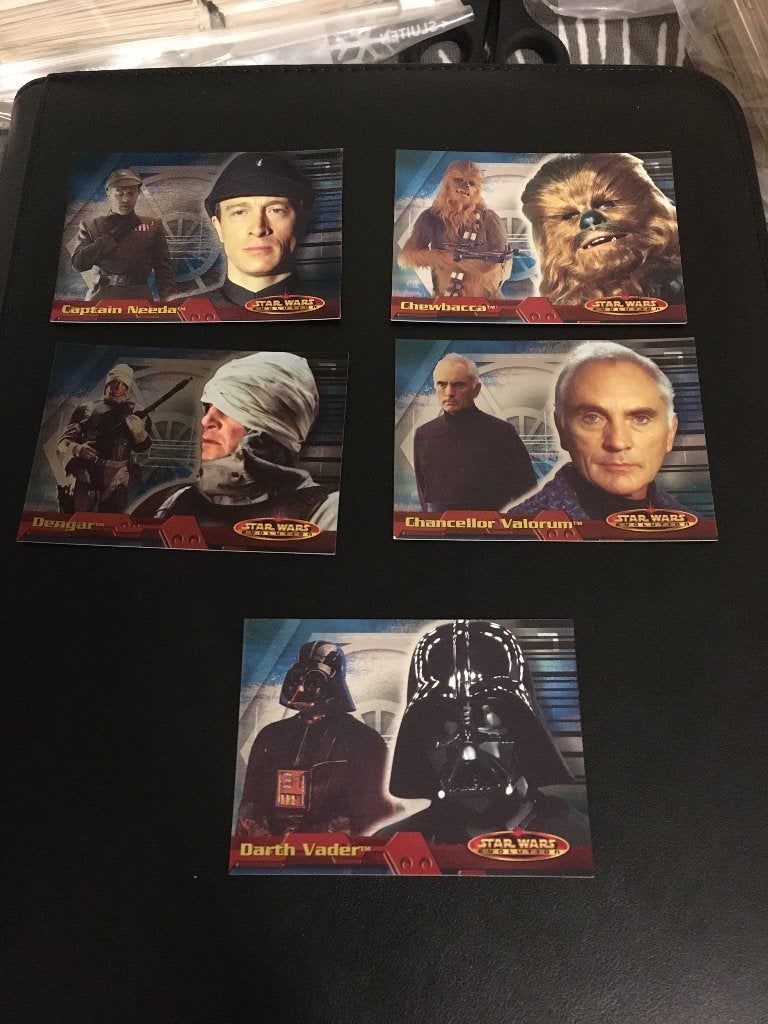 5 Star Wars Evolution kaartjes, Ophalen of Verzenden, Zo goed als nieuw, Overige typen