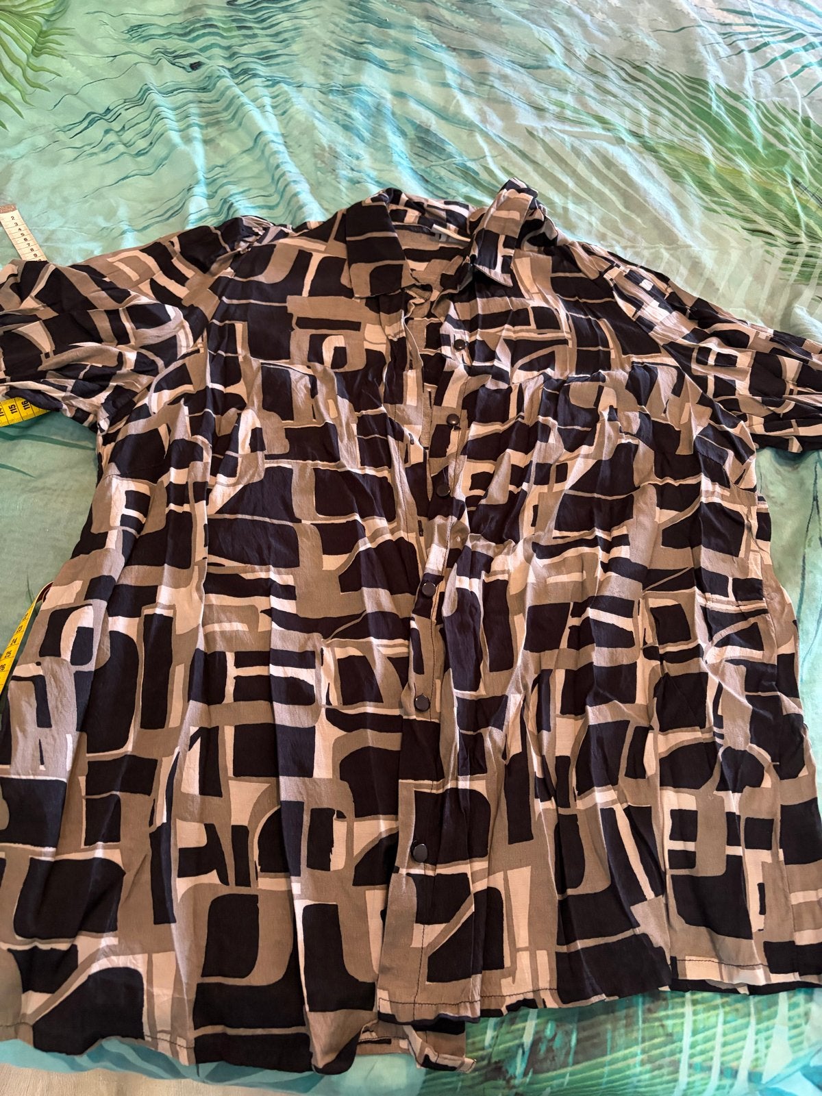 Kaffe Curve Blouse Maat 50, Kleding | Dames, Ophalen of Verzenden, Gedragen, Zwart, Blouse of Tuniek