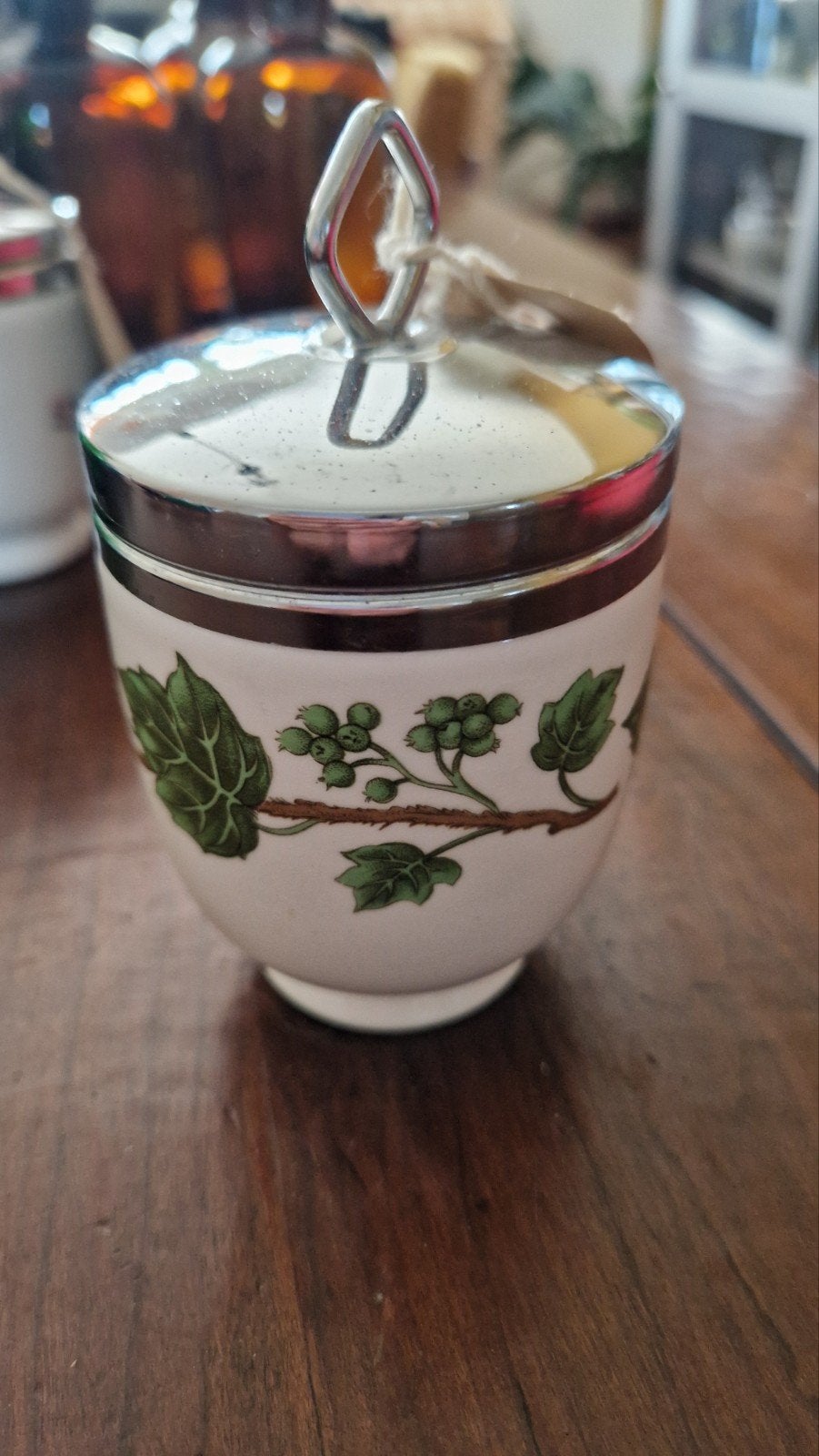 Crown Staffordshire 'King Size' dubbele egg coddler, Huis en Inrichting, Ophalen of Verzenden, Zo goed als nieuw, Overige stijlen