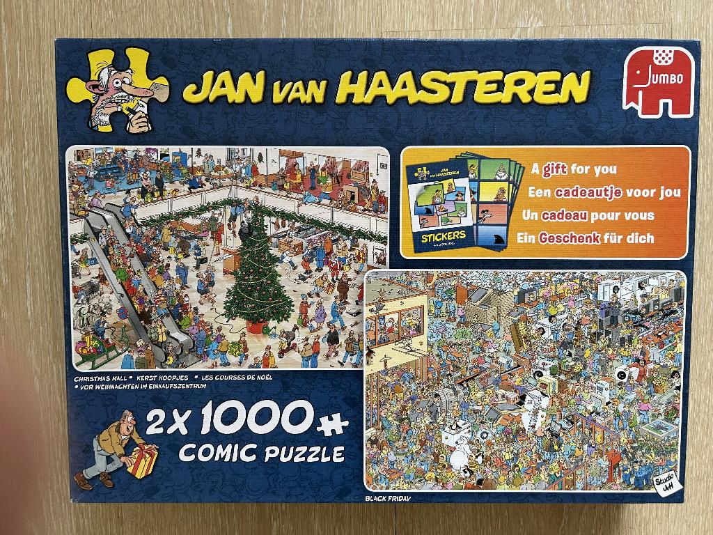 Jan van Haasteren puzzels, Ophalen, 500 t/m 1500 stukjes, Zo goed als nieuw, Legpuzzel