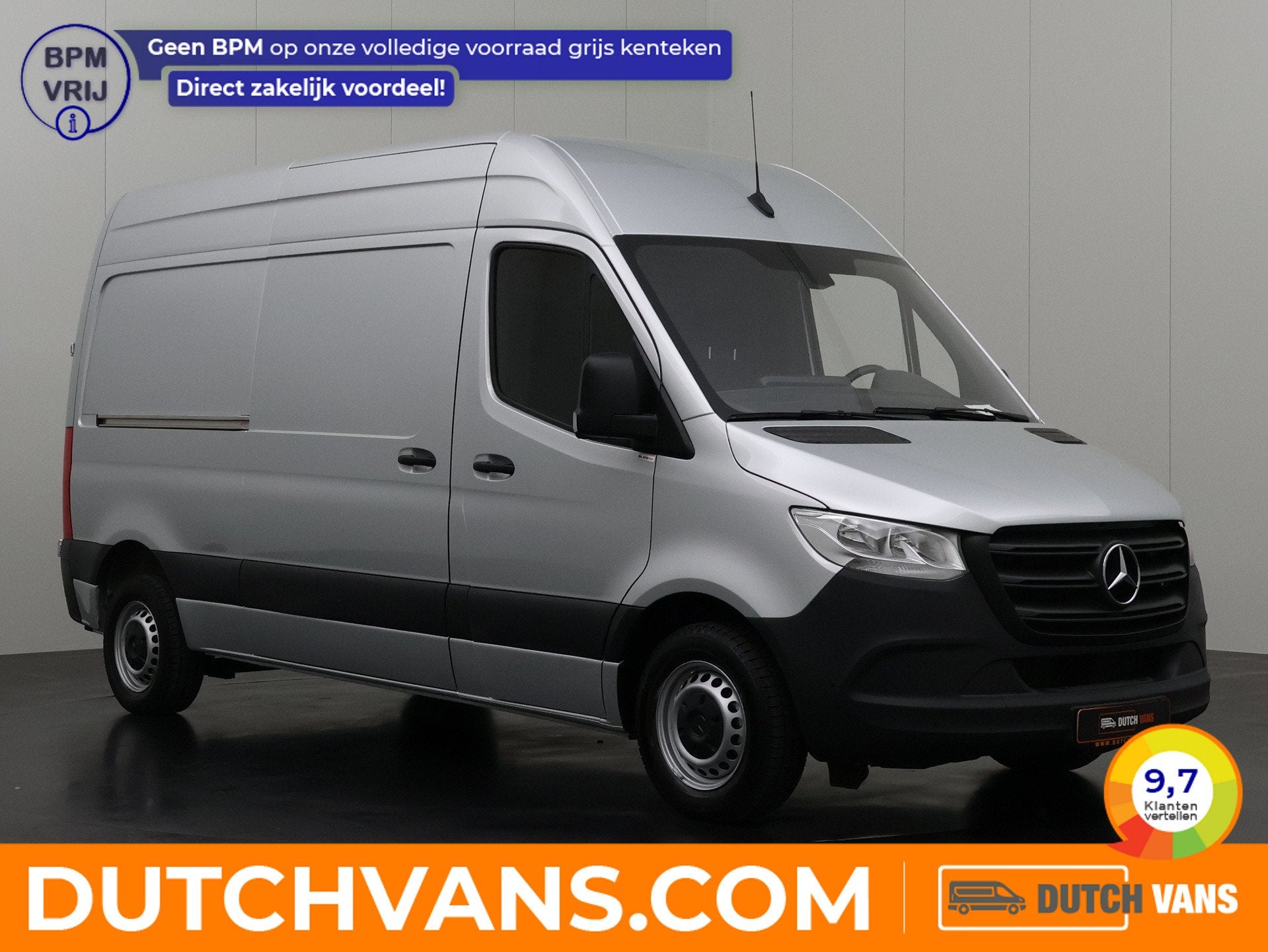 Mercedes-Benz Sprinter 9G-Tronic Automaat L2H2 | Multimedia, Auto's, Bestelauto's, Parkeercamera, Gebruikt, Euro 6, 4 cilinders