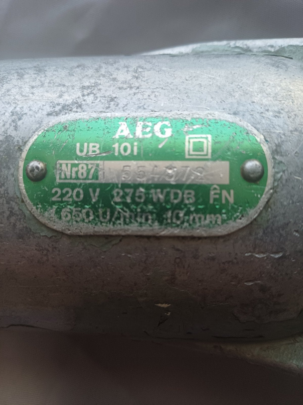 Antieke AEG Boormachine UB 10i - Werkt Goed, Ophalen of Verzenden