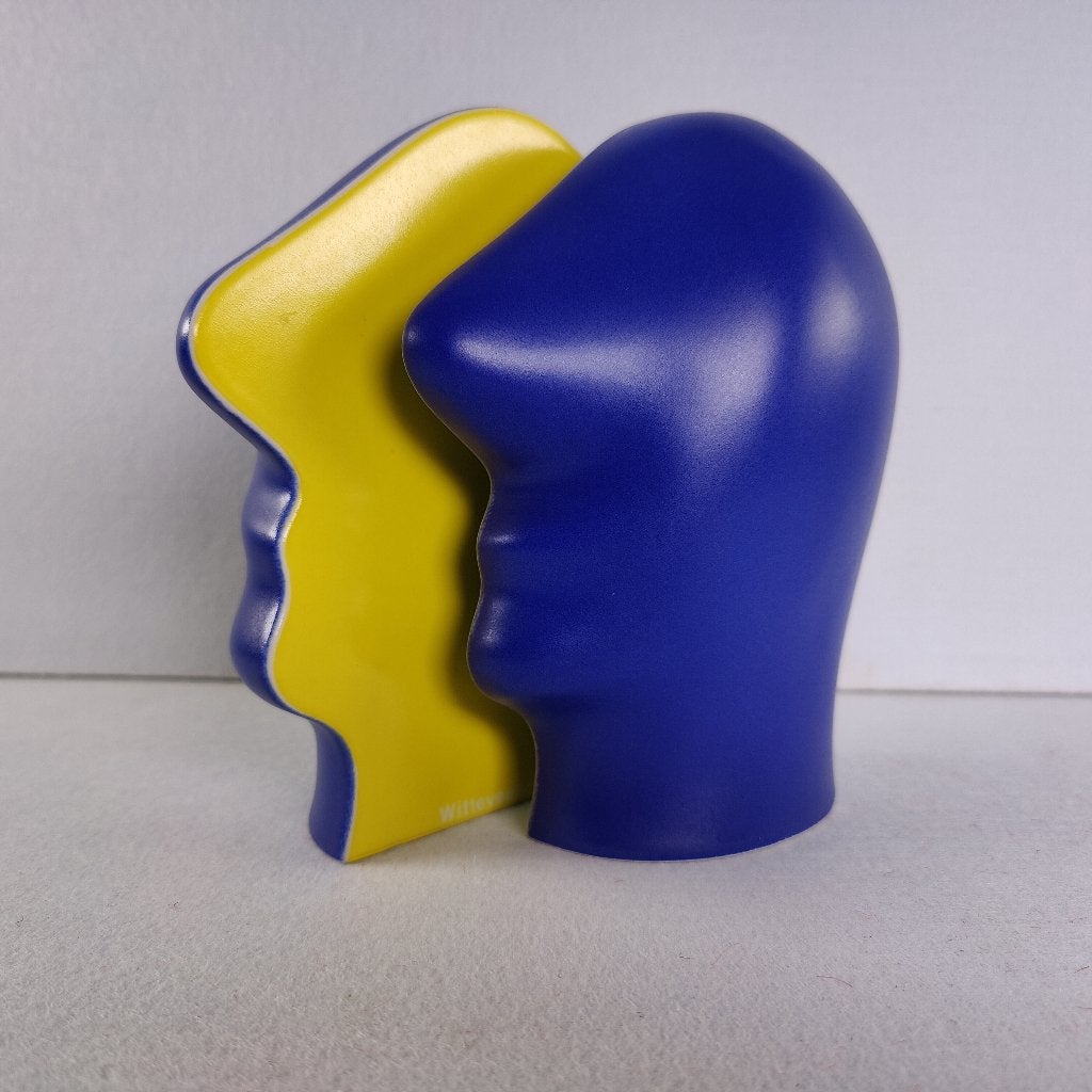 Jan Snoeck x Schoonhoven Keramiek - Split Personality, Ophalen of Verzenden, 16 cm, Steen/keramiek, Handgemaakt
