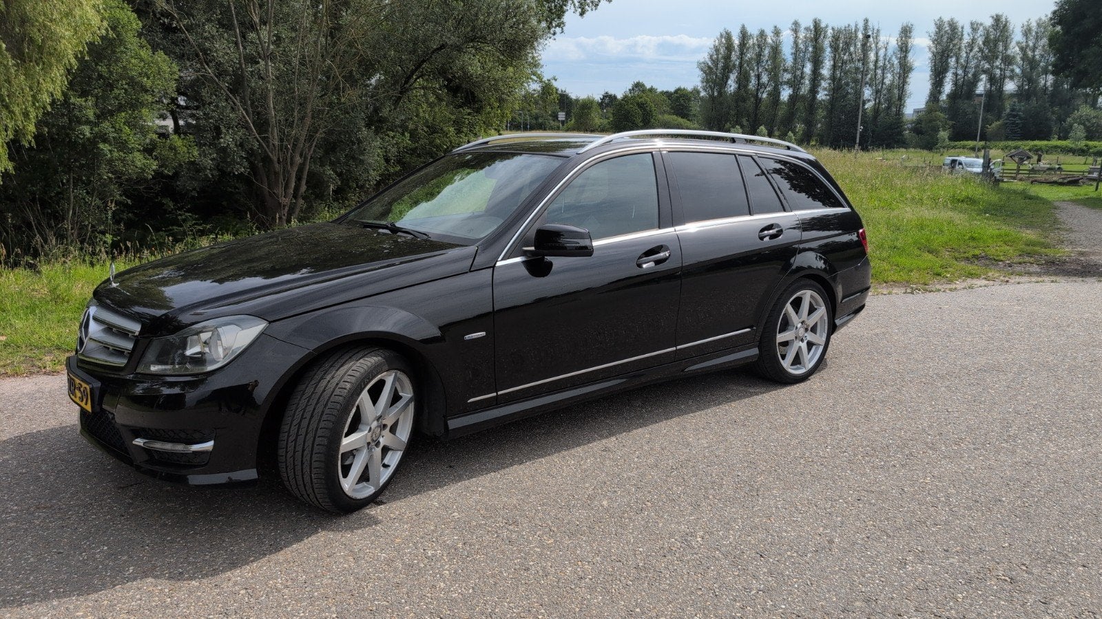 Mercedes-Benz C-Klasse C250 Amg avantgarde Aut 2012 Zwart, Automaat, Zwart, 4 cilinders, Zwart