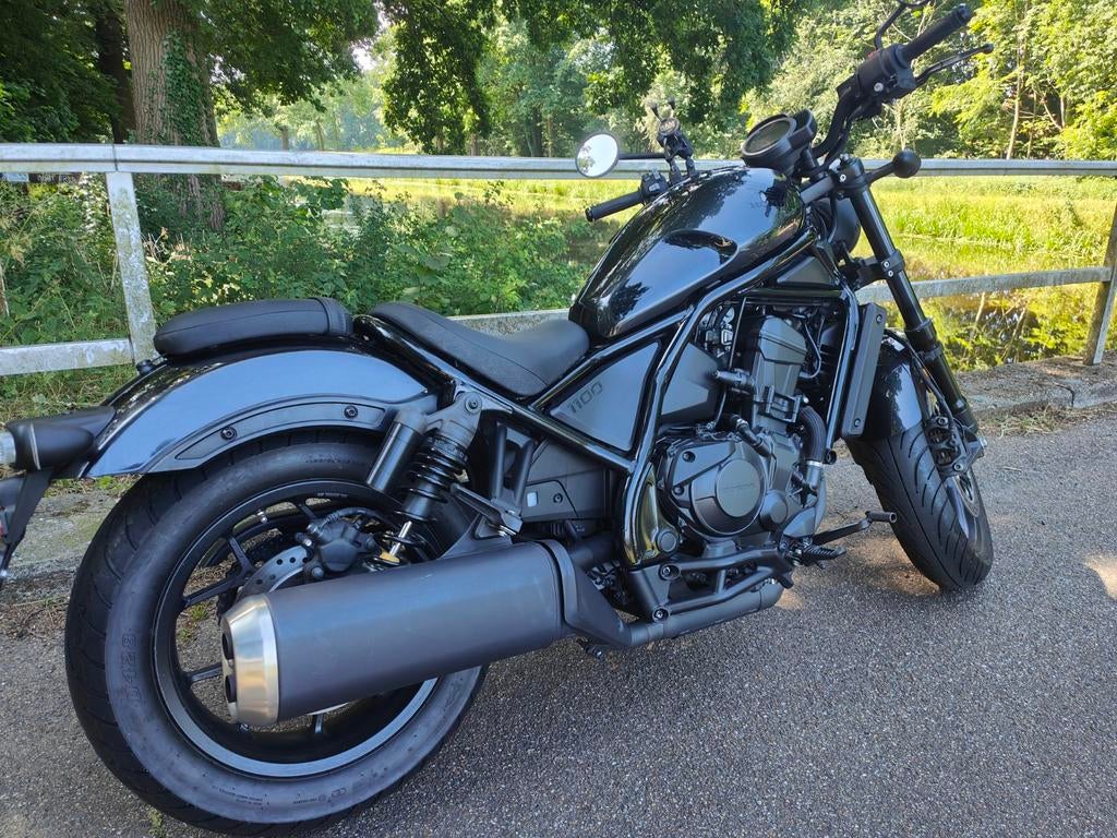 Zwart Honda Rebel 1100 CMX 2021, Motoren, 2 cilinders, Chopper, Cruise Control, Handgeschakeld