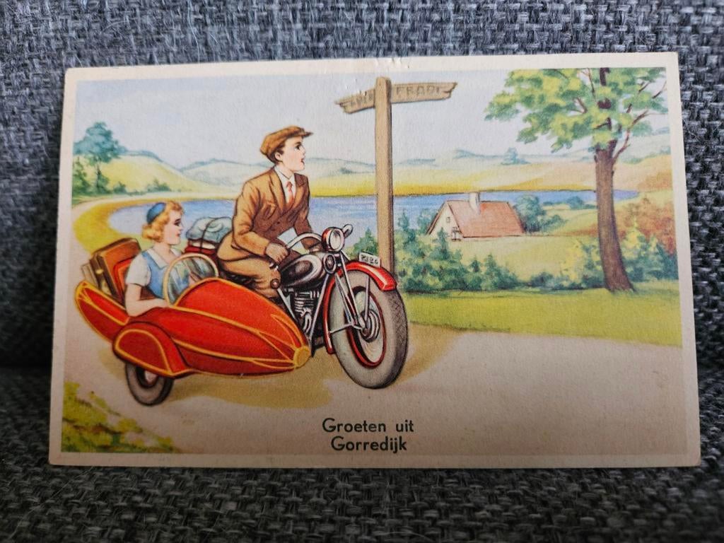 Oude ansichtkaart Groeten uit Gorredijk, Verzenden, 1960 tot 1980, Gelopen, Friesland