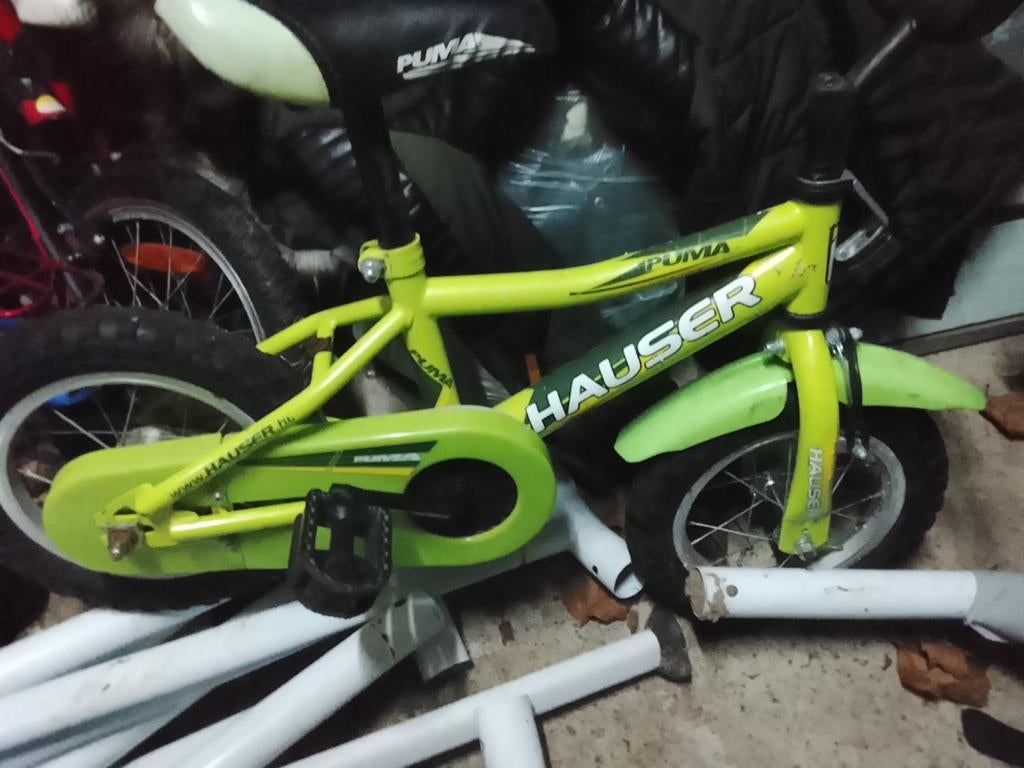 Kleine kinder bmx van hauser zgan, Fietsen en Brommers, Ophalen of Verzenden, Zo goed als nieuw, Staal, Minder dan 16 inch