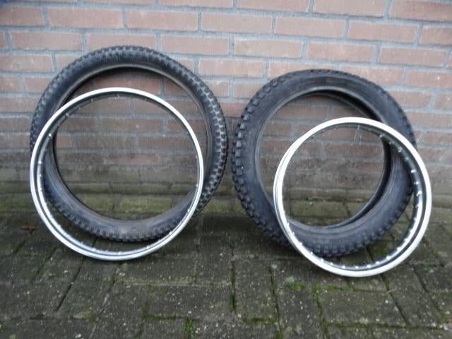 yamaha ty 50 orginele velgen en banden, Ophalen of Verzenden, Gebruikt, Overige typen, Yamaha
