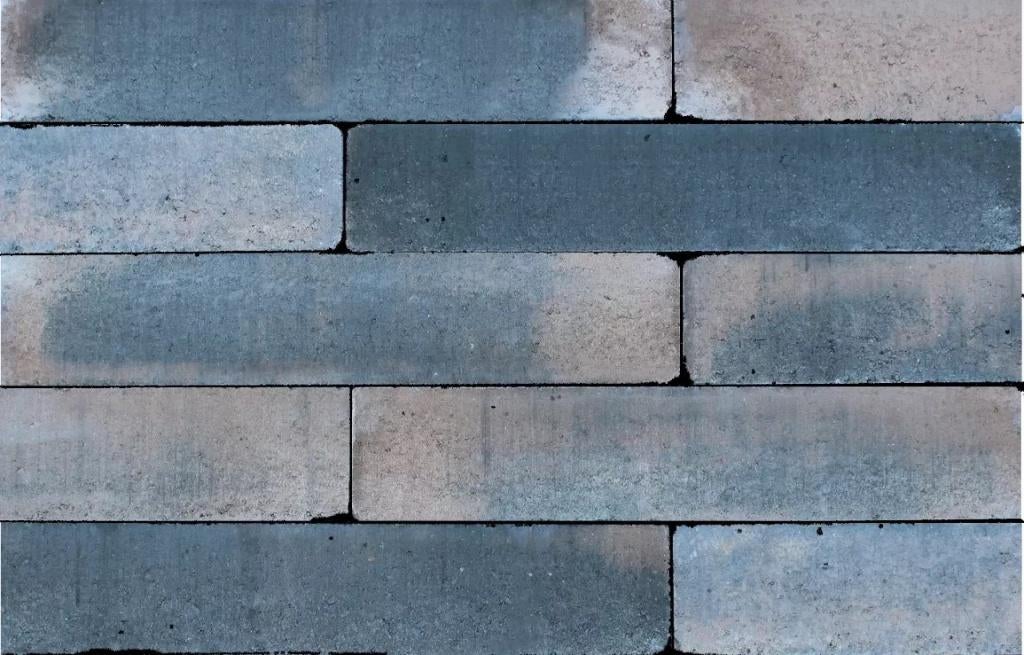 Wallblock Old Texels Bont 12x12x60 cm stapelblok, Blok, Nieuw, Ophalen of Verzenden, Minder dan 25 cm