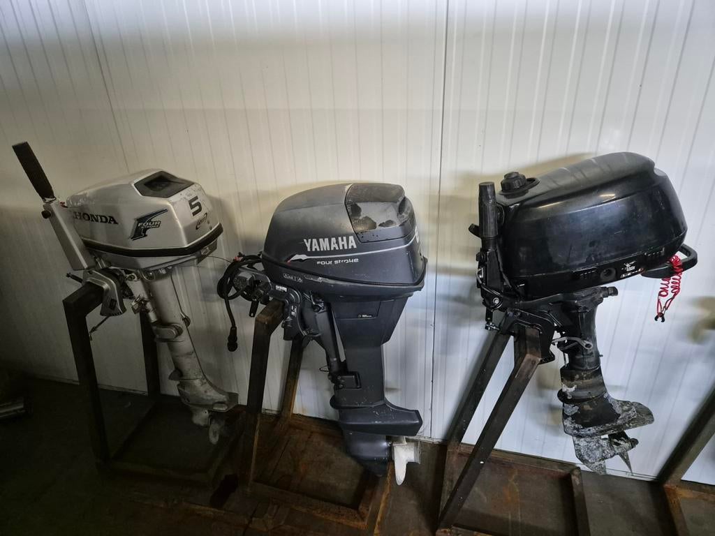 PARTIJ BUITENBOORDMOTOREN., Watersport en Boten, Buiten- en Binnenboordmotoren, Ophalen of Verzenden, Benzine, 5 tot 10 pk