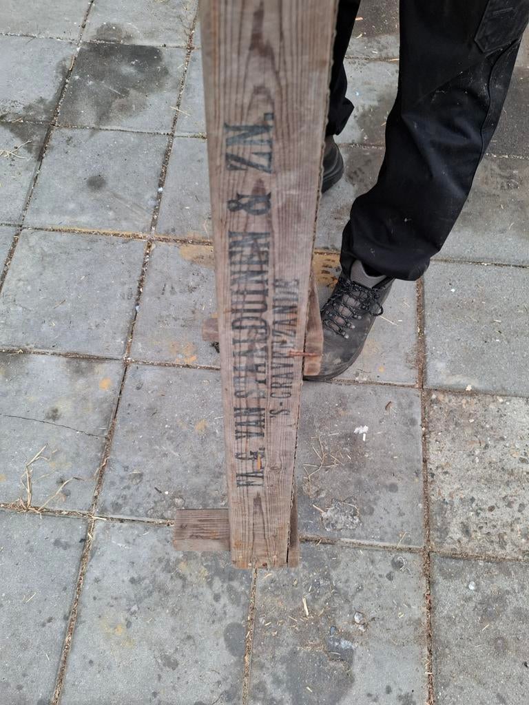 Oude houten zeef met opschrift, Antiek en Kunst, Antiek | Gereedschap en Instrumenten, Ophalen
