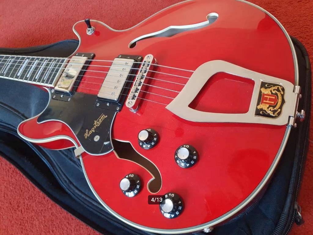 Hagstrom Alvar |  Linkshandig | Linkshandige, Muziek en Instrumenten, Snaarinstrumenten | Gitaren | Elektrisch, Ophalen, Zo goed als nieuw