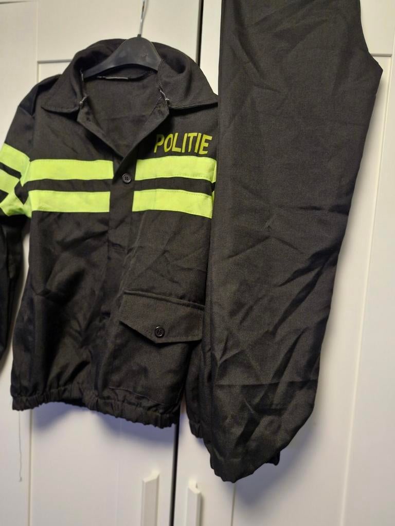 Politie verkleedkleren maat 140, Ophalen of Verzenden, Zo goed als nieuw, 134 t/m 140, Jongen of Meisje
