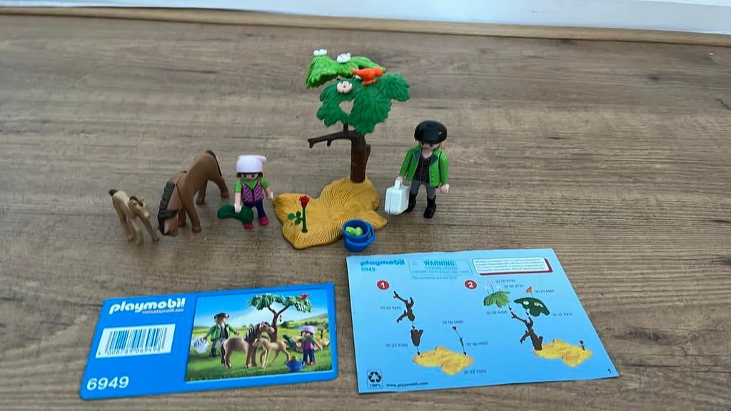 Playmobil 6949 Dierenarts met Pony's - Complete Set, Ophalen of Verzenden, Gebruikt, Complete set