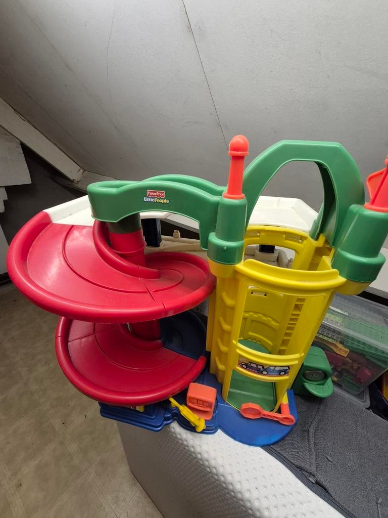 Vintage Fisherprice Garage - Degelijk!, Ophalen, Gebruikt, Overige typen