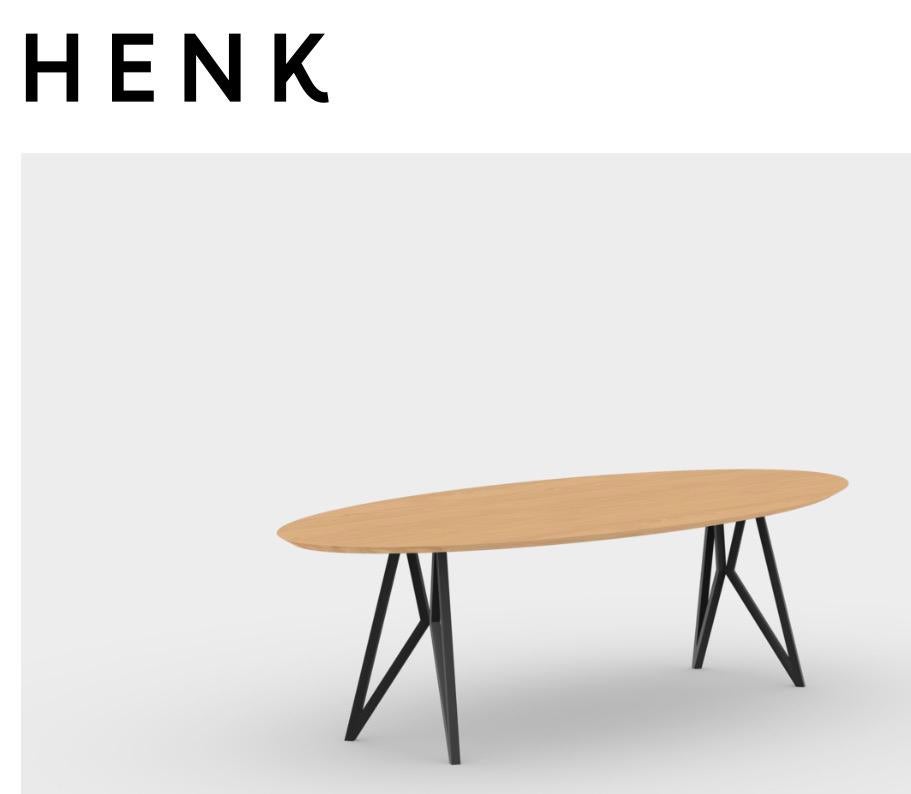Studio Henk eettafel butterfly ovaal eiken 260x120, Ophalen, Gebruikt, 100 tot 150 cm, Afmeting | Lengte 260cm | Breedte 120cm | in goede staat