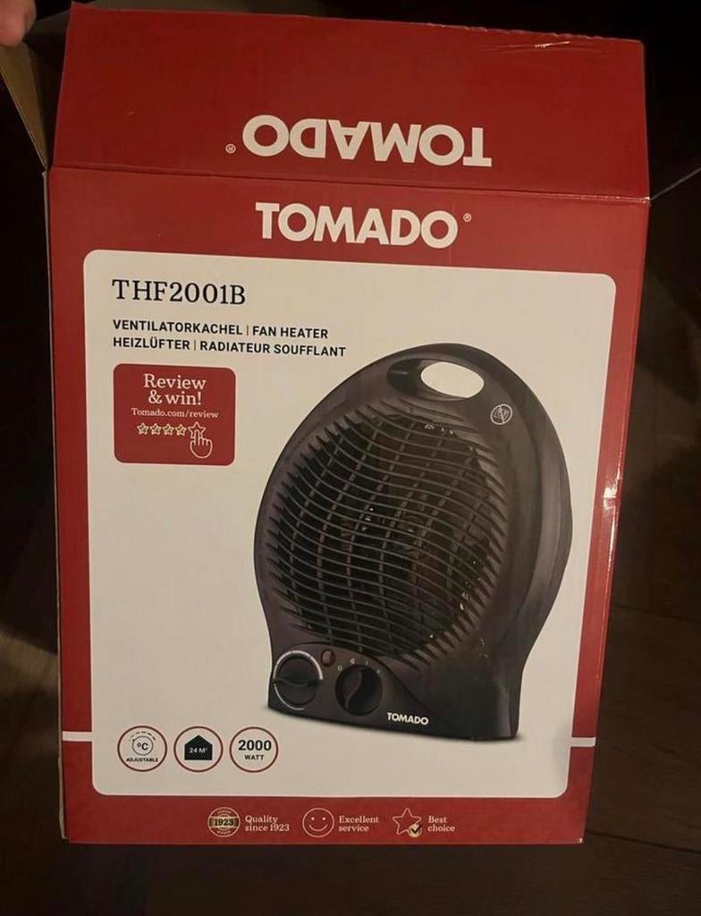 Tomado kachel - paar keer gebruikt, Overige soorten, Elektrisch, Ophalen of Verzenden, Zo goed als nieuw