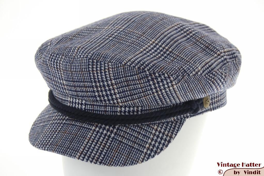 Kapiteinspet Brixton Fiddler Cap Joe Blue blauw 60 =XL Nieuw, Brixton Fiddler, 60 cm (XL, 7½ inch) of meer, Nieuw, Ophalen of Verzenden