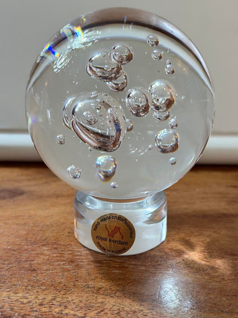 Leerdam Serica Bol - Floris Meydam, Antiek en Kunst, Antiek | Glas en Kristal, Ophalen of Verzenden