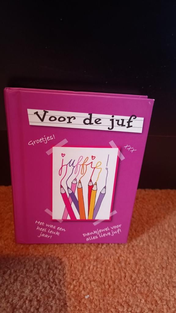 Cadeau boekje voor de juf, Ophalen of Verzenden
