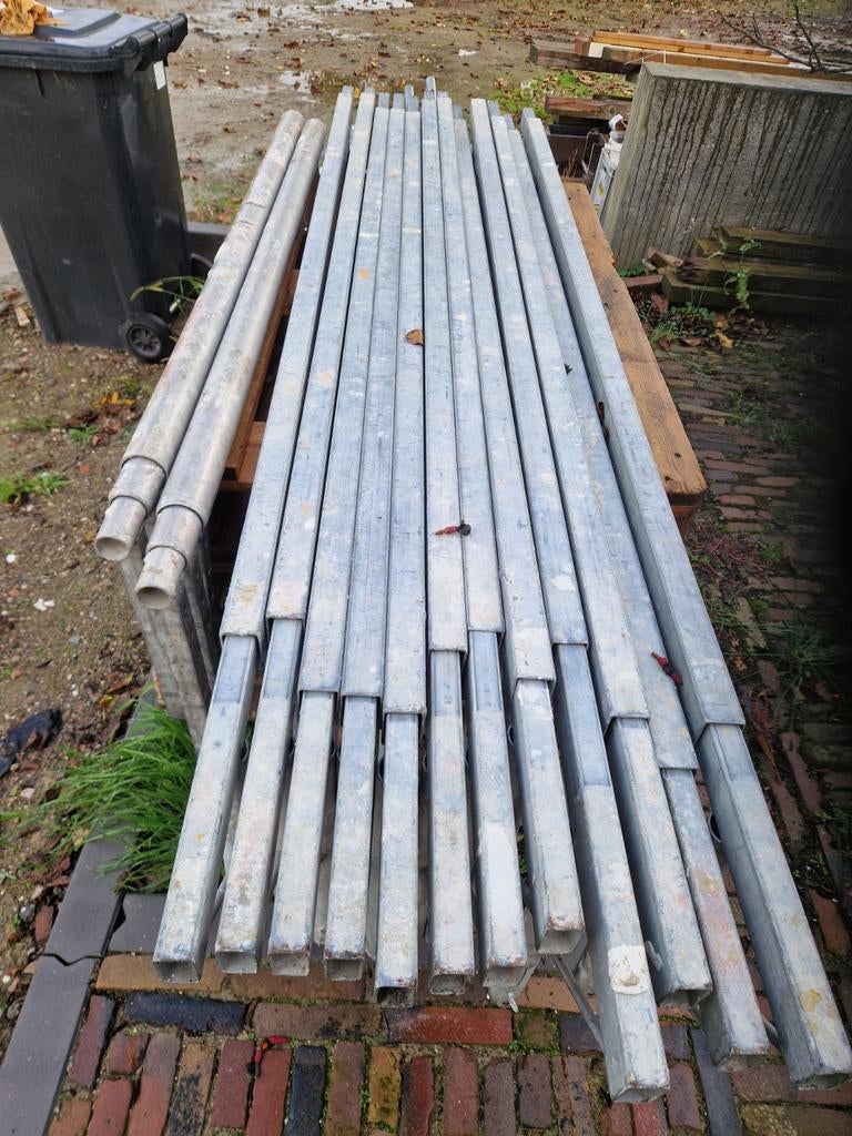 Stucadoors Steiger te koop, Doe-het-zelf en Verbouw, Steigers, Ophalen, Gebruikt, Overige typen, Minder dan 2 meter