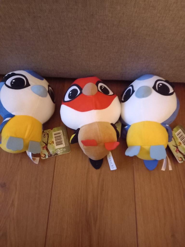 Schattige Pluche Vogeltjes, Ophalen of Verzenden, Zo goed als nieuw, Overige typen
