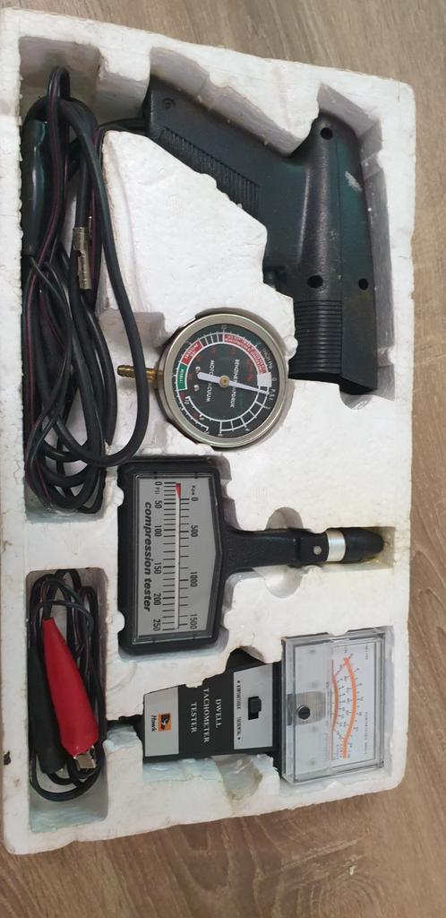 Vintage Hawk motor-test-set, Auto diversen, Autogereedschap, Ophalen of Verzenden, Gebruikt