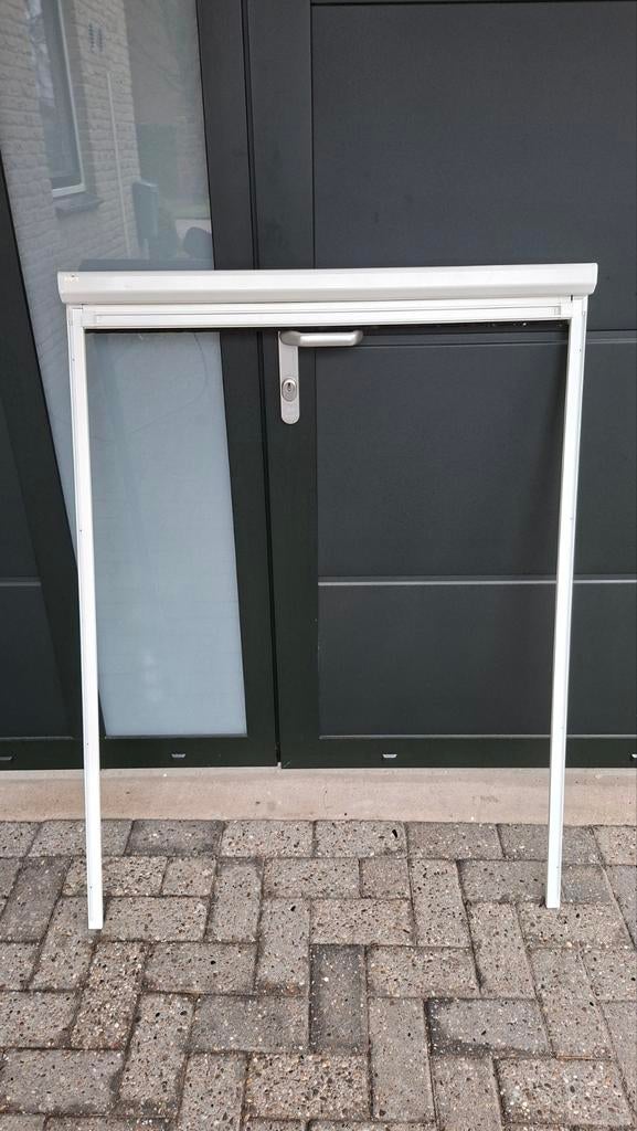 Unilux Luxe Aluminium Rolhor RAL9010 Wit - Nieuwstaat, Ophalen, 80 tot 100 cm, Hordeur, Minder dan 200 cm