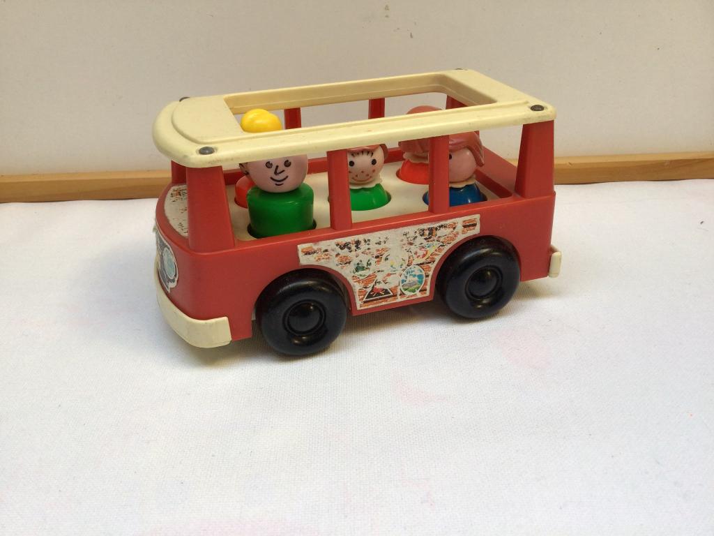 Fisher Price schoolbus, Ophalen of Verzenden, Gebruikt, Speelset